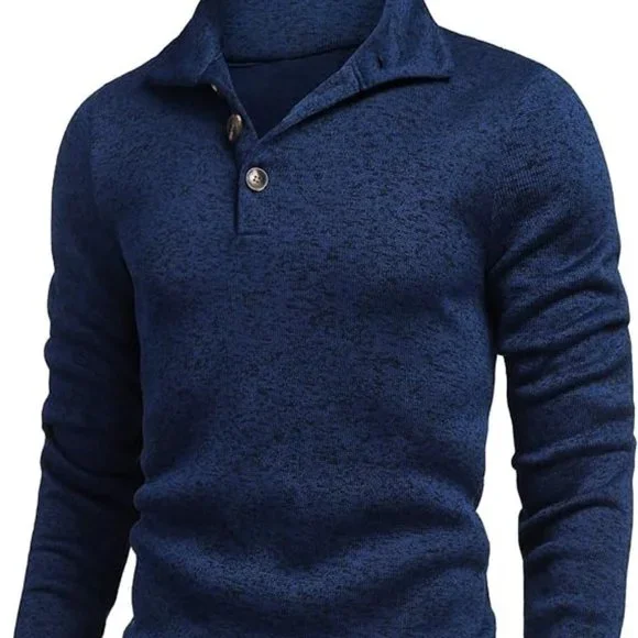 Coofandy Sweaters Coofandy Mens Casual Knit Sweater Shirt